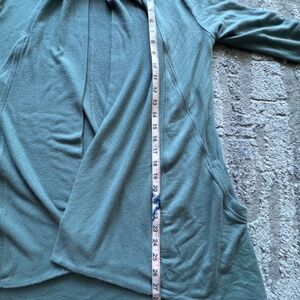 Athleta Pranayama Open Front Cardigan Teal Women Size XS